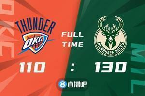 🏀季前赛-字母哥8+9+6 多特19分 雄鹿8人上双大胜雷霆