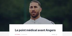 巴黎官方:拉莫斯将继续进行10天个人训练,以期恢复跟队合练