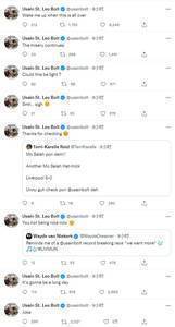 惨败难受啊，博尔特连续发推：“笑话” “漫长的一天”  “哎”