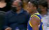 勇士7号秀库明加末节中段替补登场 上演NBA生涯首秀